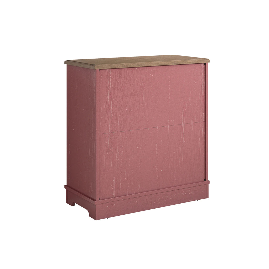 FCB22133 31" Buffet Sideboard Cabinet-Burgundy