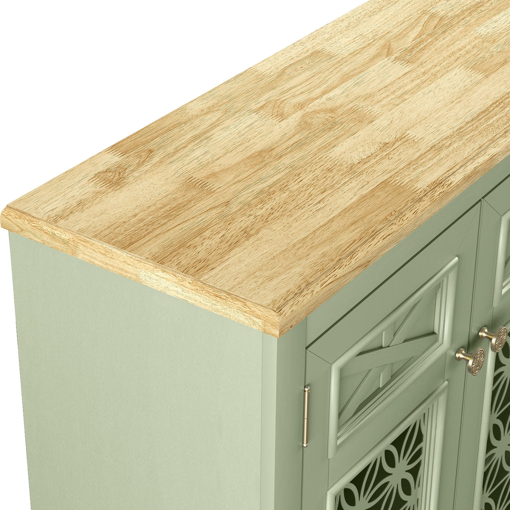 FCB24145 57.5" Buffet Sideboard Cabinet-Green