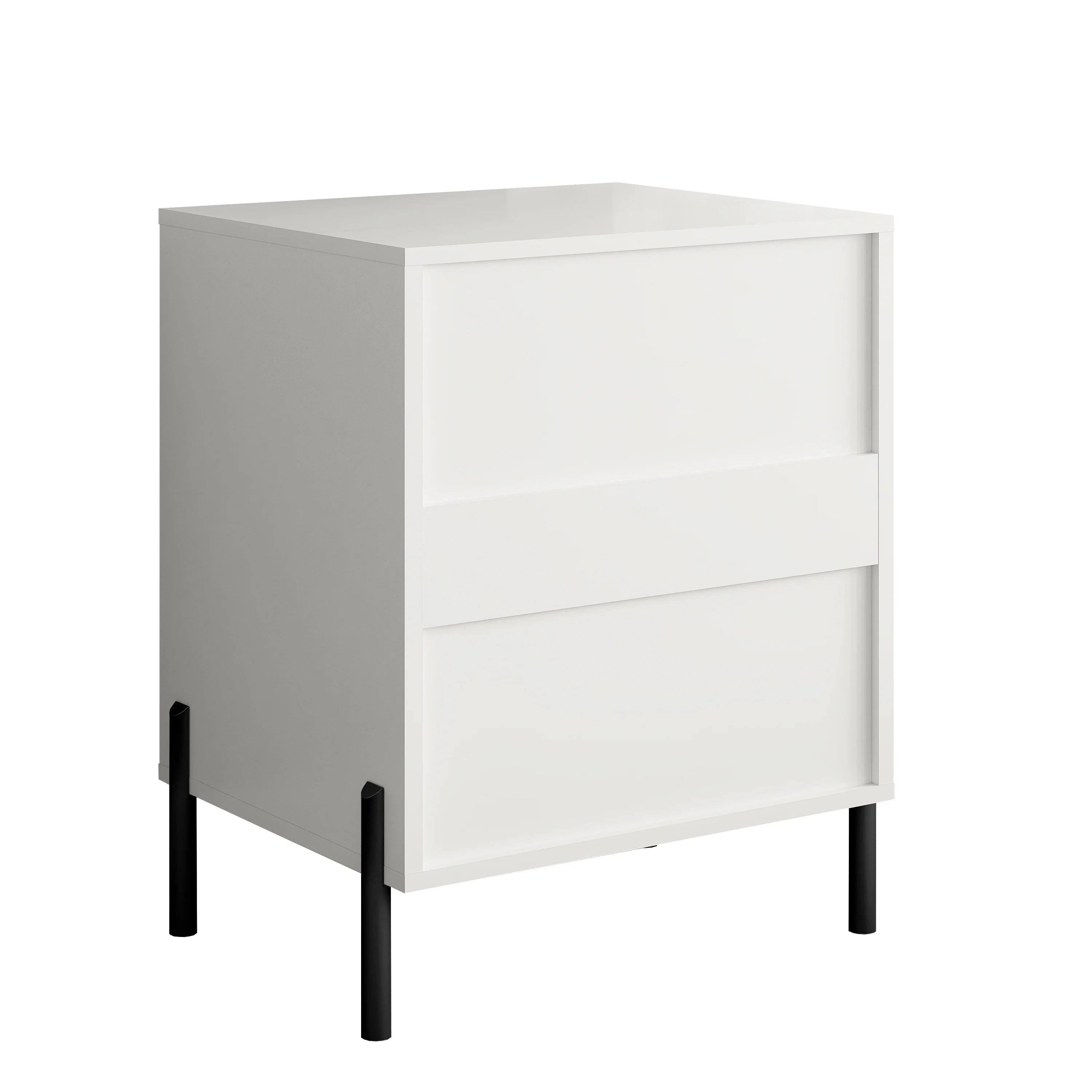 FNS23112 20.5" Bedroom Nightstands with 2 Drawers-Offwhite