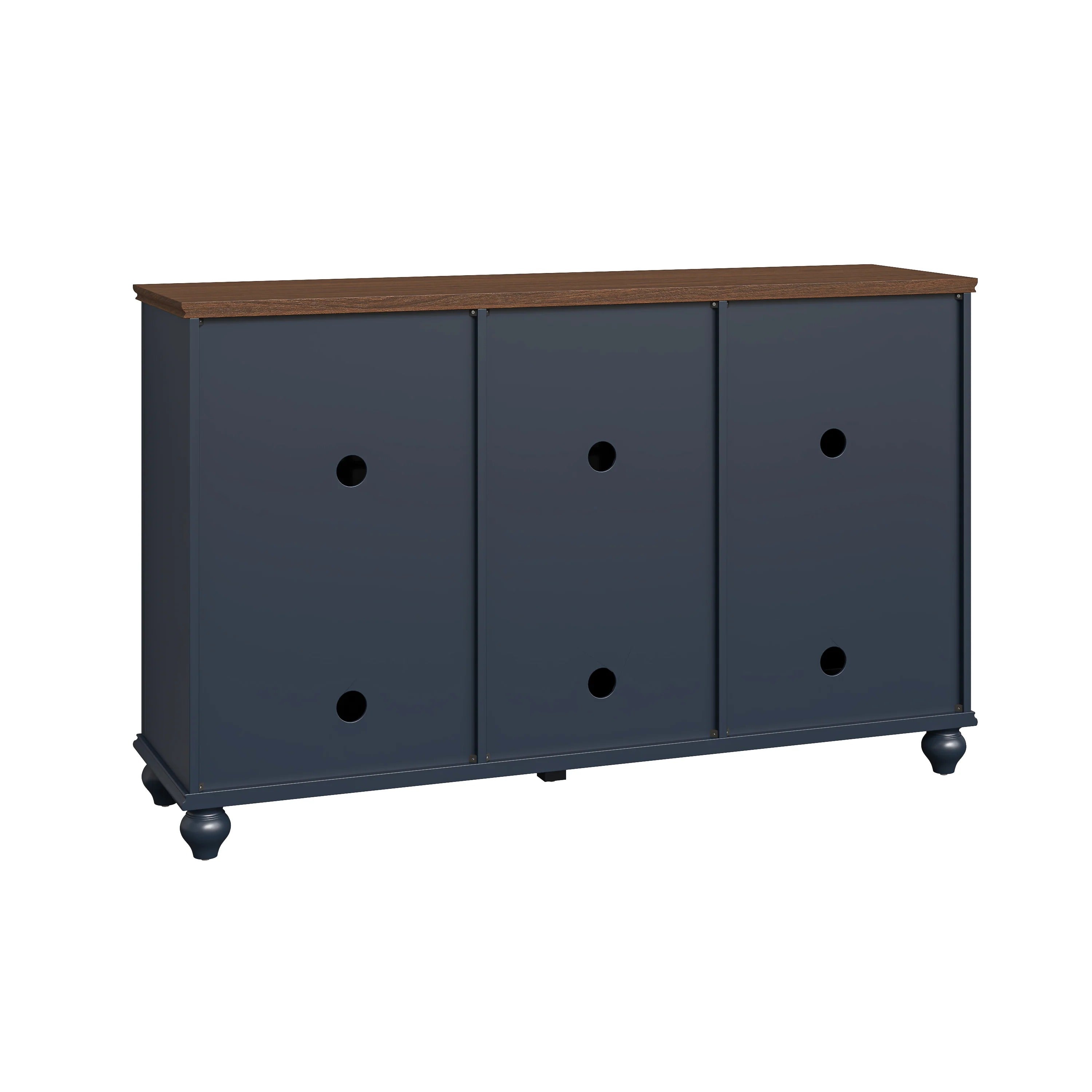 FCB24533 55" Buffet Sideboard Cabinet-Navy