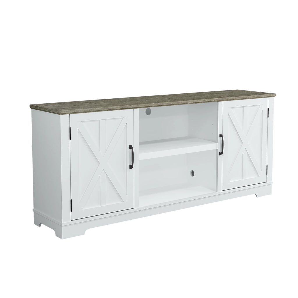 FTS22340 70" TV Stand-White