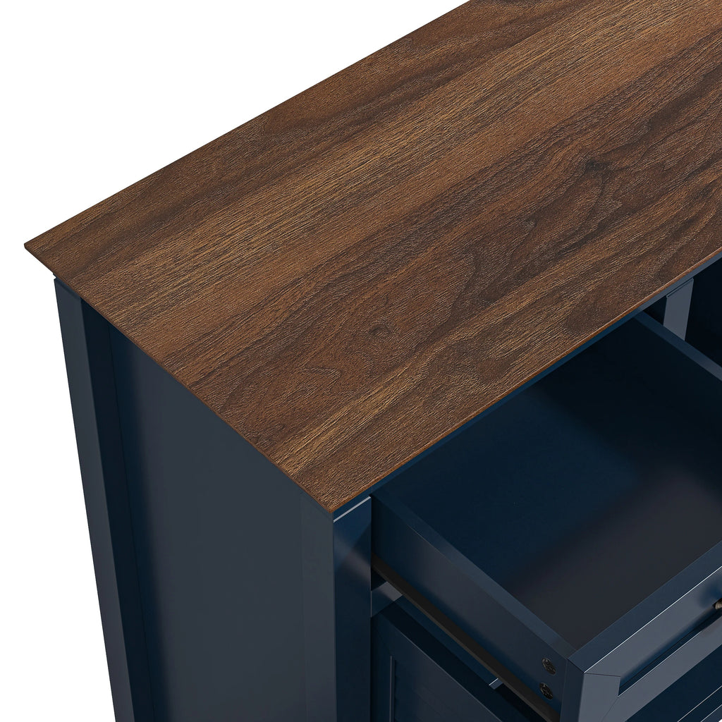 FWC23351 47.5" Wine Cabinet-Navy