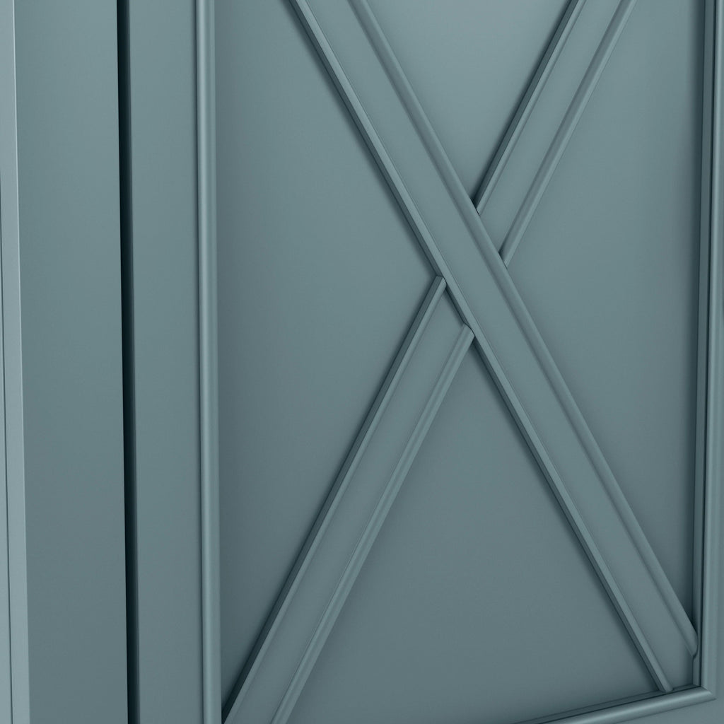 FWC23511 54" Wine Cabinet-Blue