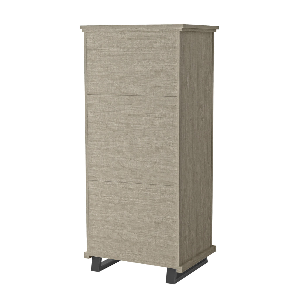 FCH22245 24" Bedroom Chest with 5 Drawers-Beige