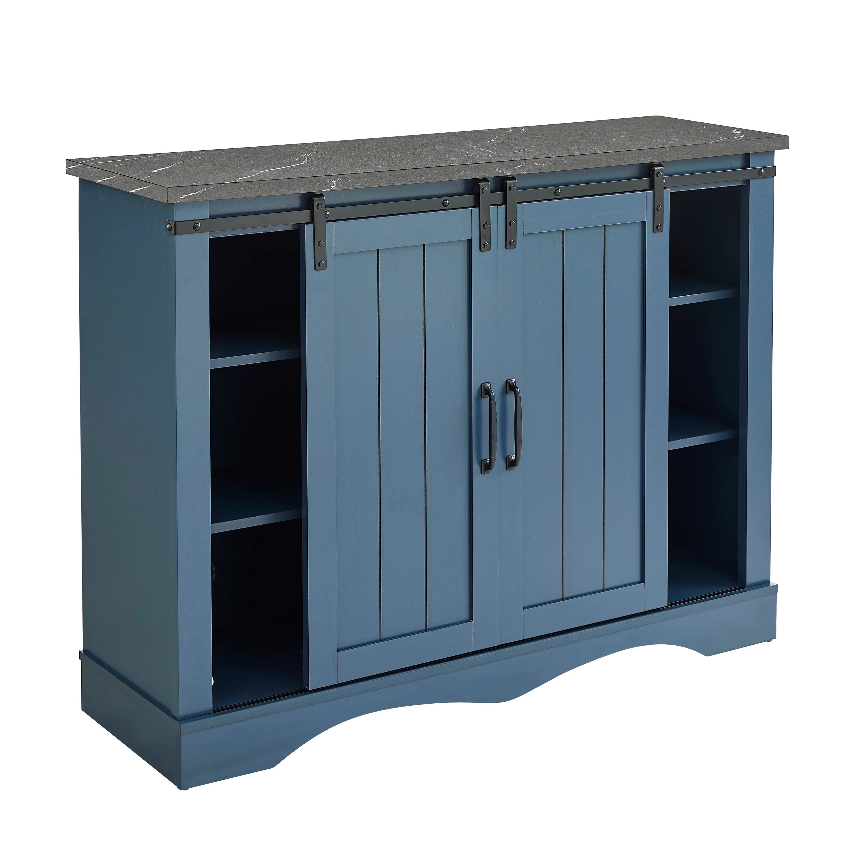 FWC21132 47" Wine Cabinet-Blue