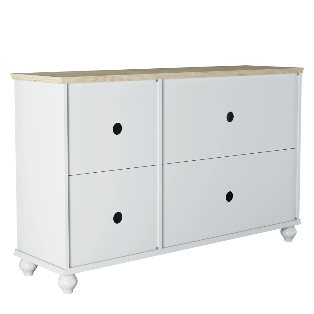 FCB22432 55" Buffet Sideboard Cabinet-Grayish White