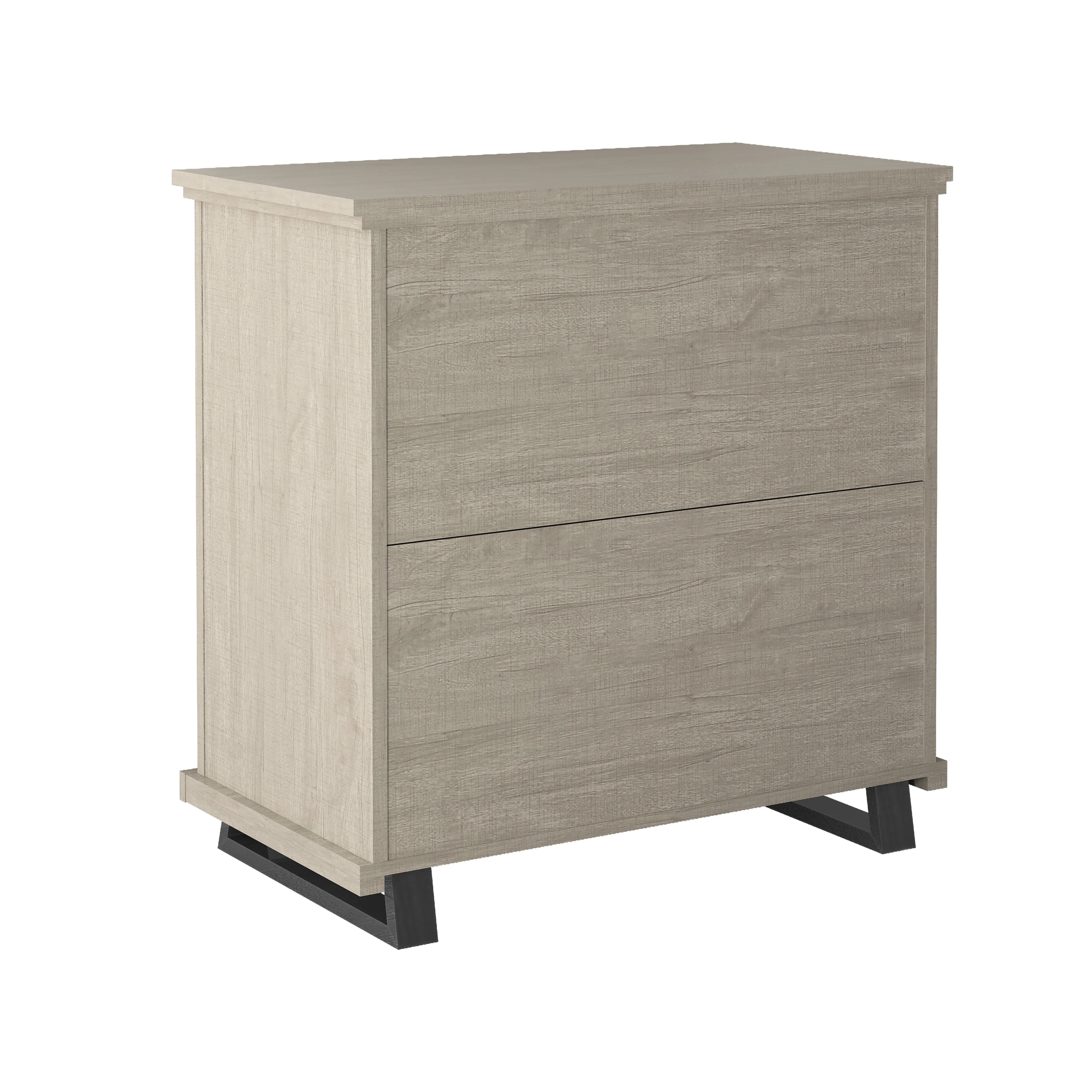 FNS22231 32" Bedroom Nightstands with 3 Drawers-Beige