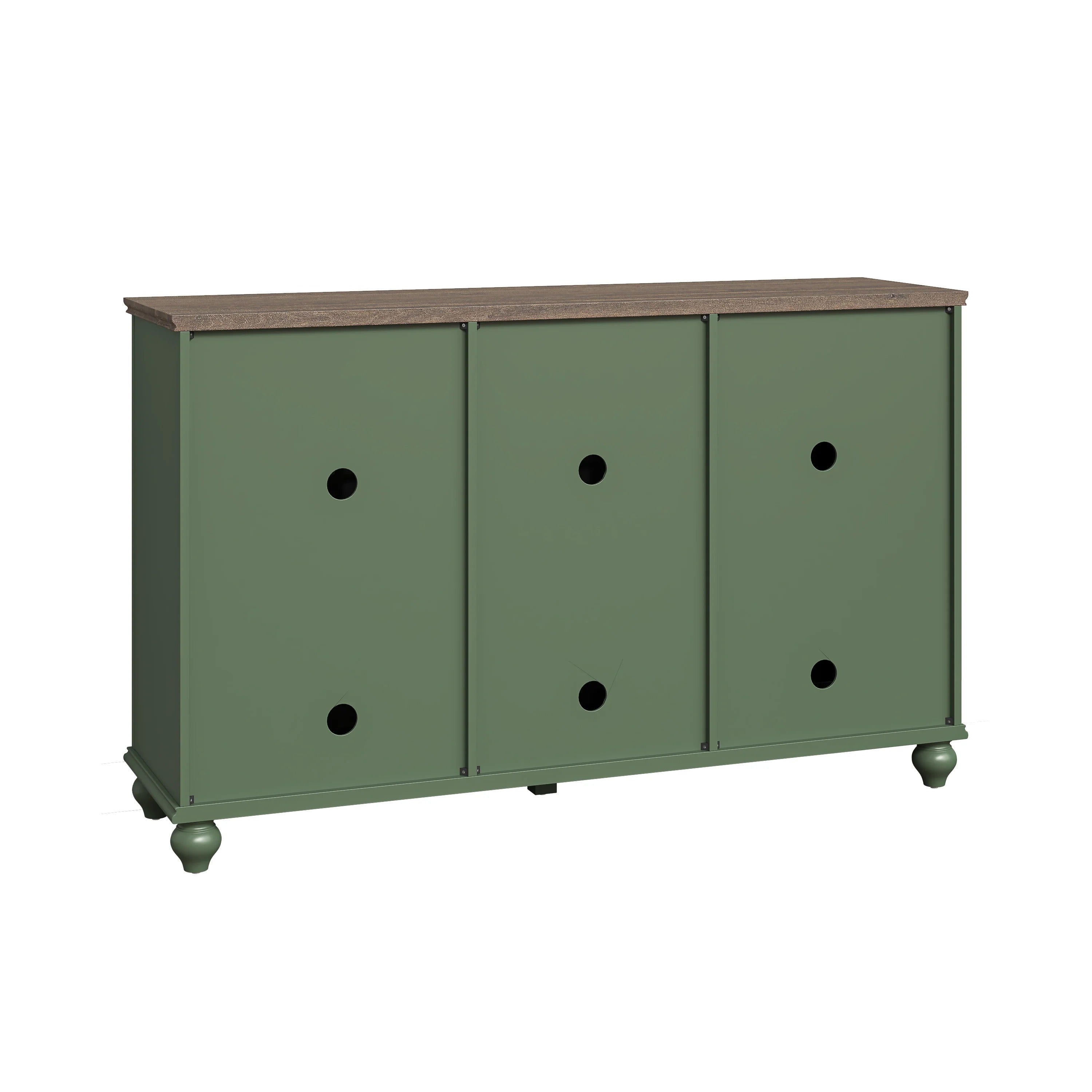FCB24531 55" Buffet Sideboard Cabinet-Green
