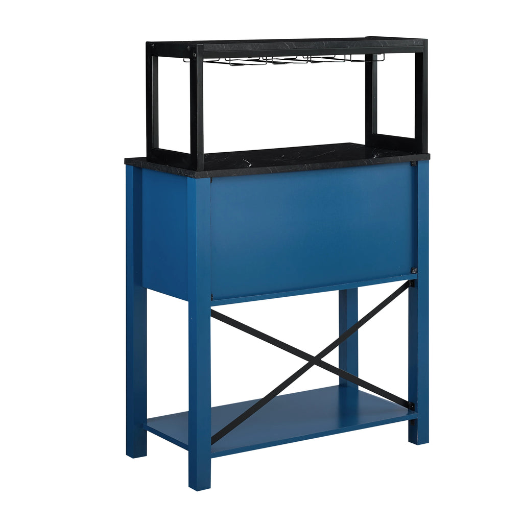 FWC21170 32" Wine Cabinet-Blue