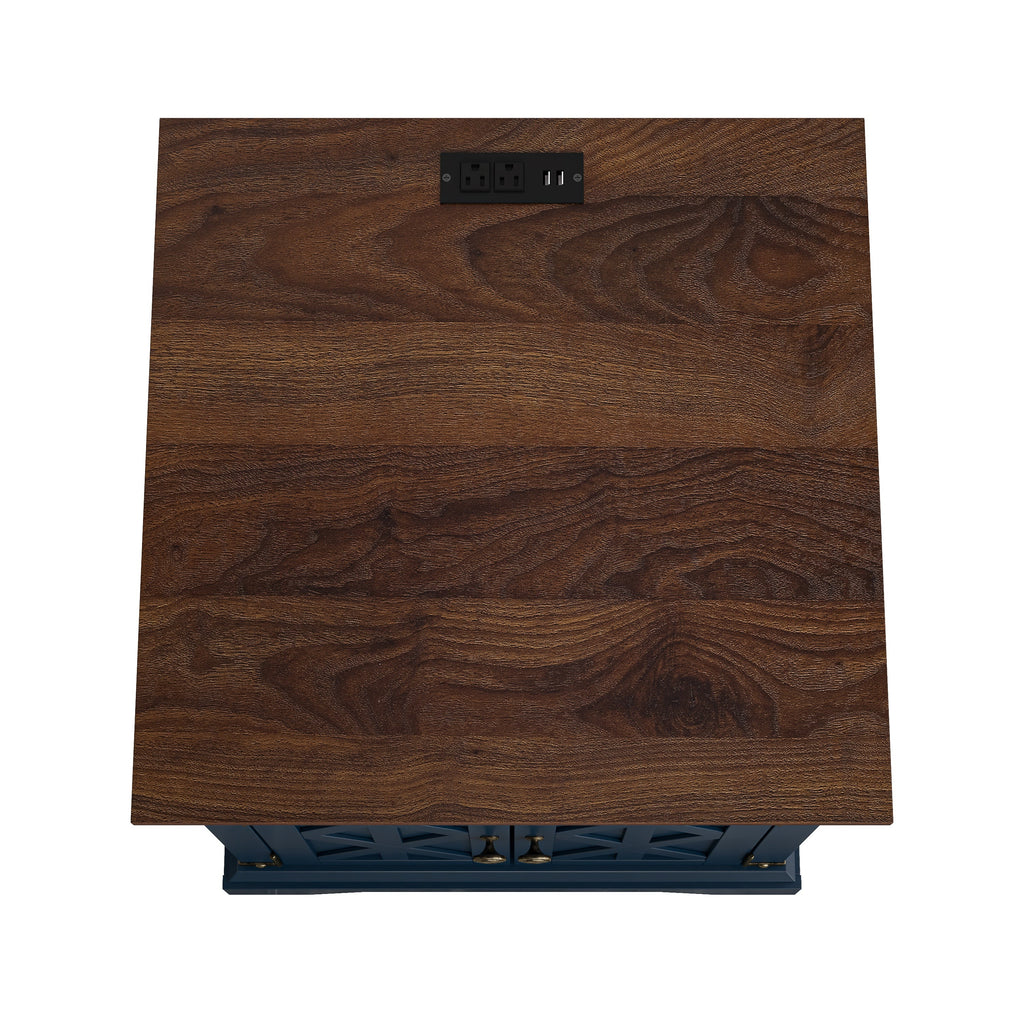 FST23902 24" Side Table-Navy