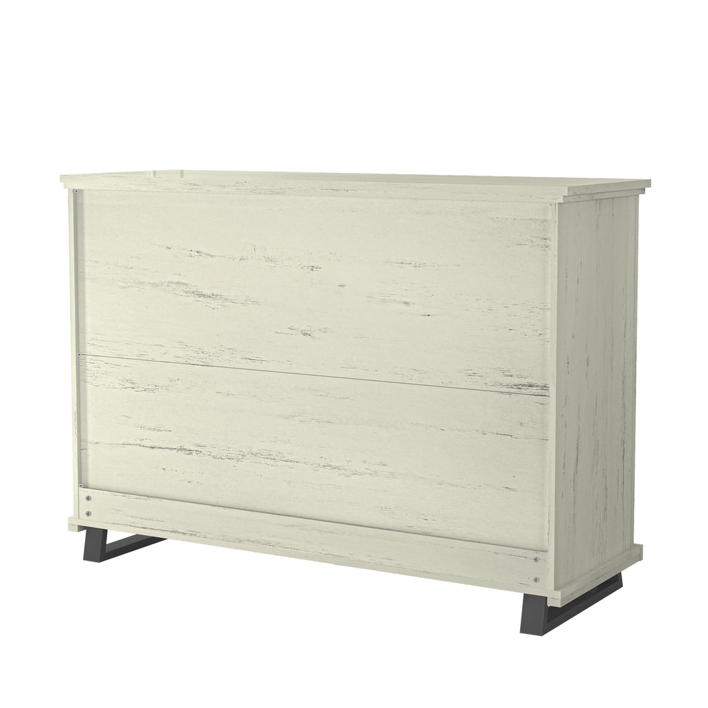 FDR22226 52" Bedroom Dresser with 6 Drawers-White