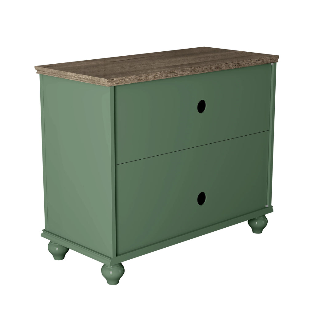FCB22421 38" Buffet Sideboard Cabinet-Green