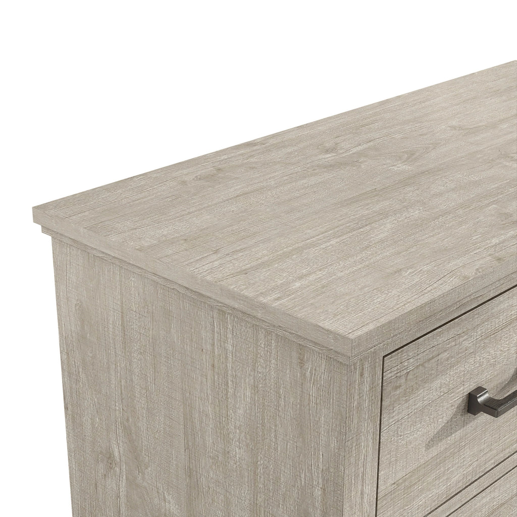 FCH22245 24" Bedroom Chest with 5 Drawers-Beige