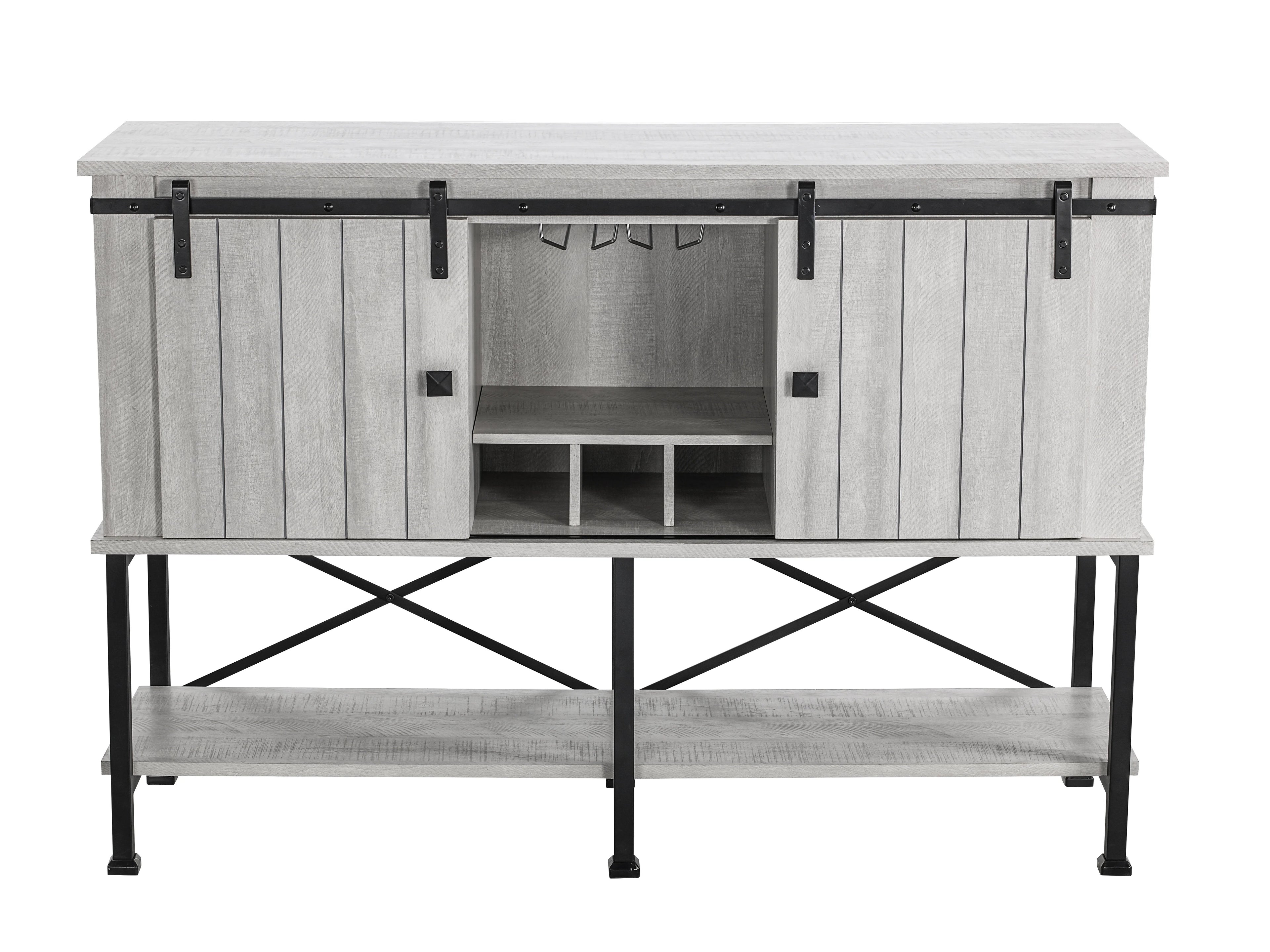 FWC20153 52" Wine Cabinet-Offwhite