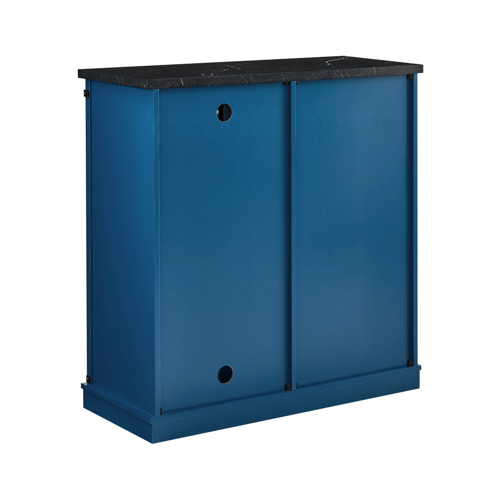 FWC21190 37" Wine Cabinet-Blue