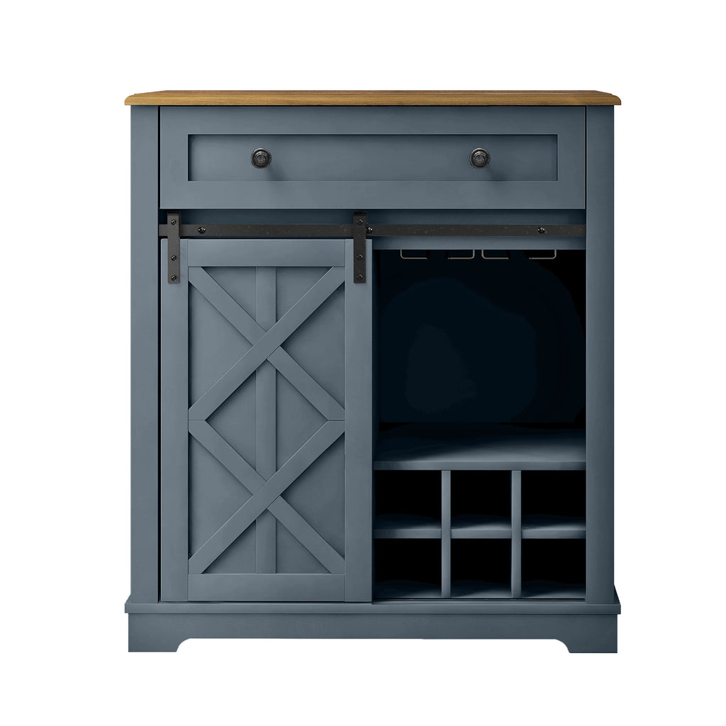 FWC23427 32" Wine Cabinet-Blue