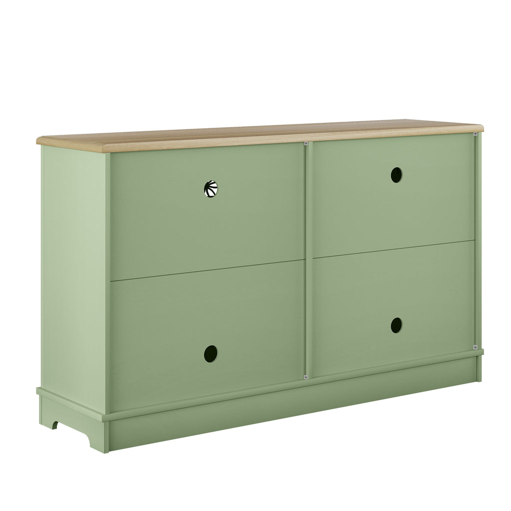 FCB24140 57.4" Buffet Sideboard Cabinet-Green