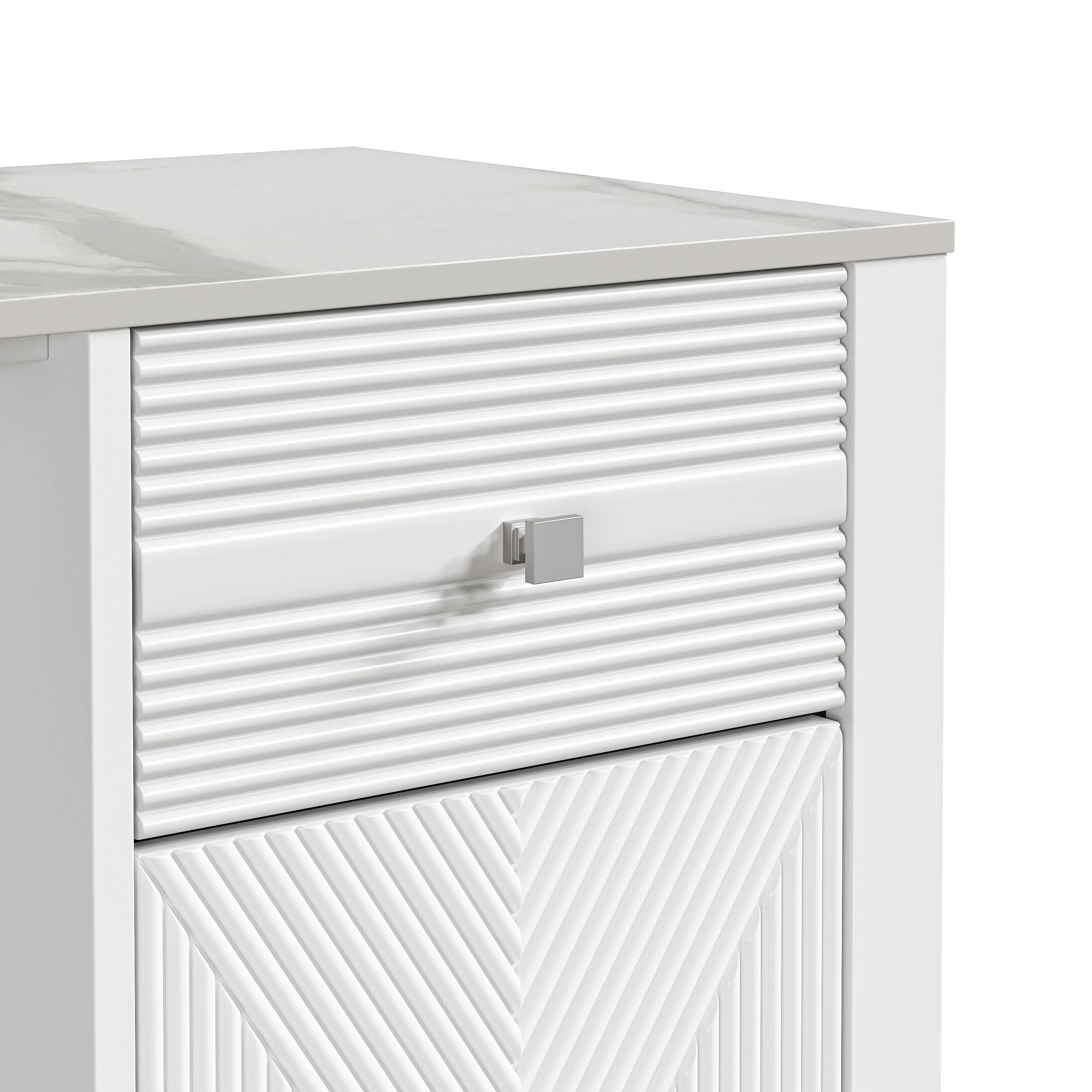 FWC23801 42" Wine Cabinet-White