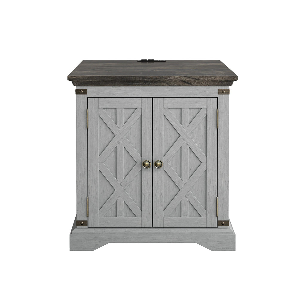 FST23901 24" Side Table-Grey