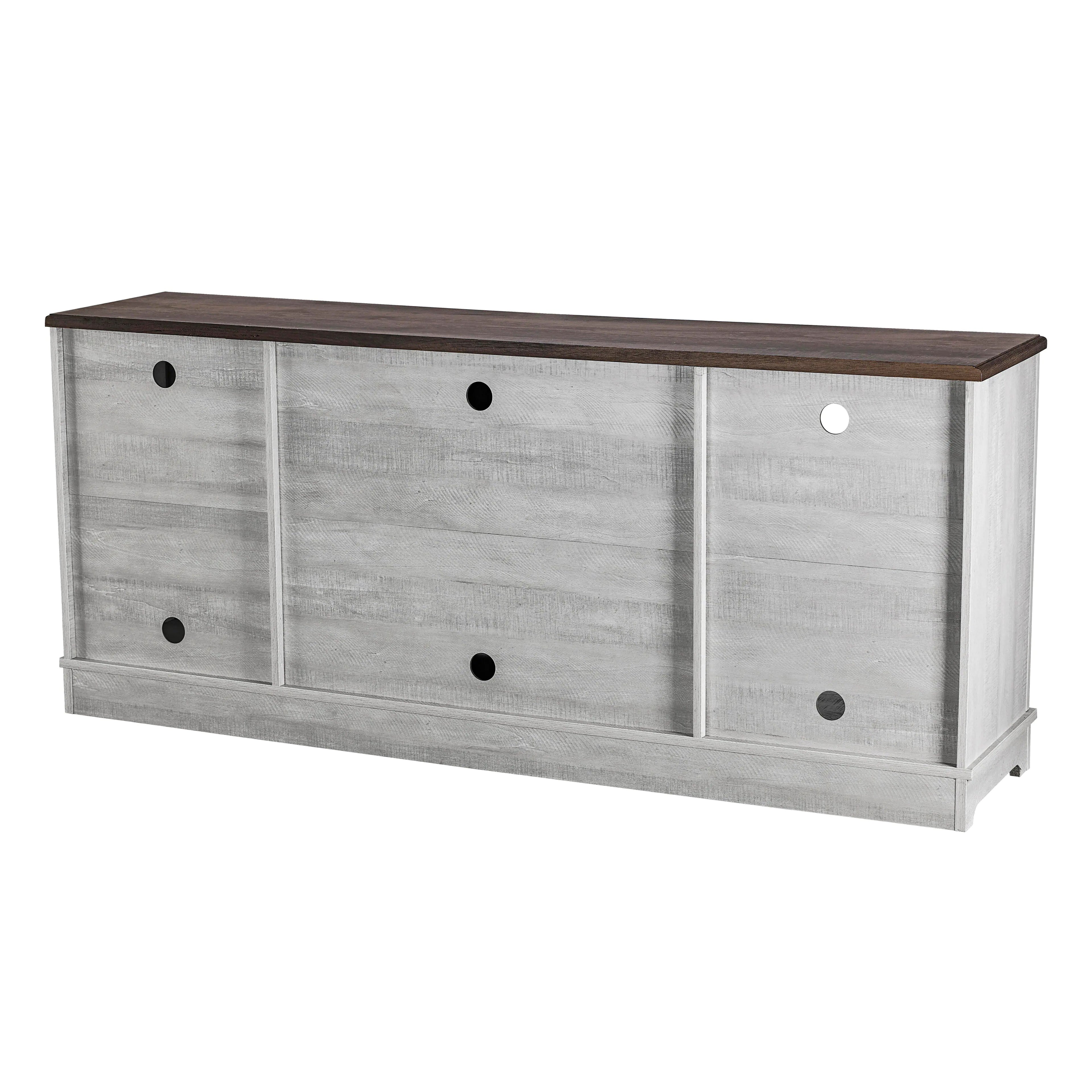 FTS20621 70" TV Stand-Offwhite