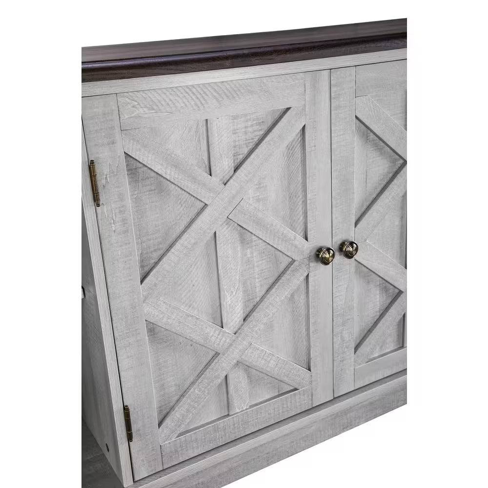 FTS20621 70" TV Stand-Offwhite